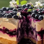 BLUEBERRY LEMON CHEESECAKE