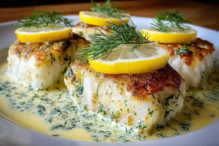 Baked Cod with Lemon Dill