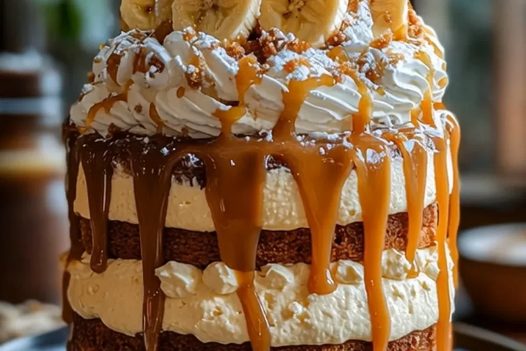 Banana Butterscotch Dream Cake