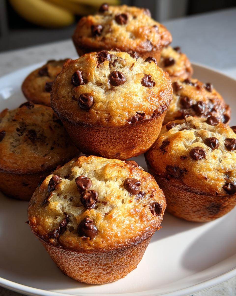20-Minute Irresistible Banana Chocolate Chip Muffins You Crave 5 Banana Chocolate Chip Muffins - detail 1