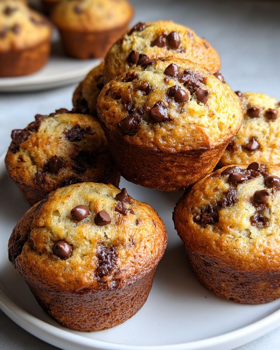 20-Minute Irresistible Banana Chocolate Chip Muffins You Crave 6 Banana Chocolate Chip Muffins - detail 2