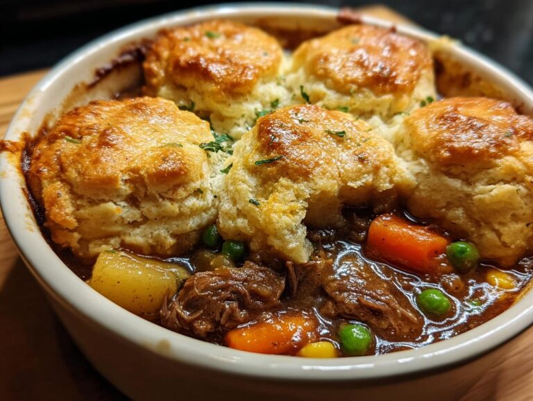 Beef Pot Pie Casserole