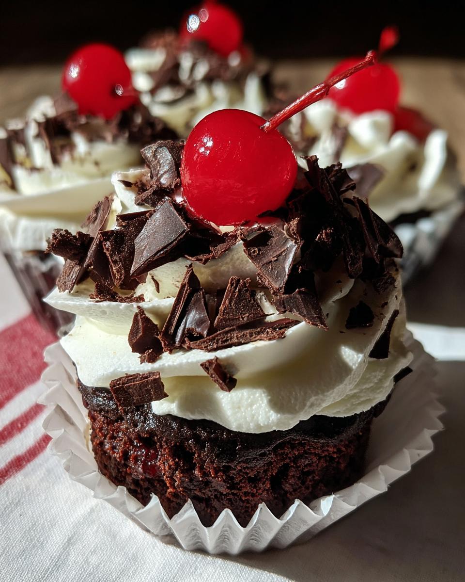 Irresistible Black Forest Cupcakes - Moist & Magical in 3 Steps 5 Black Forest Cupcakes - detail 1