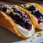 Blueberry Cheesecake Tacos
