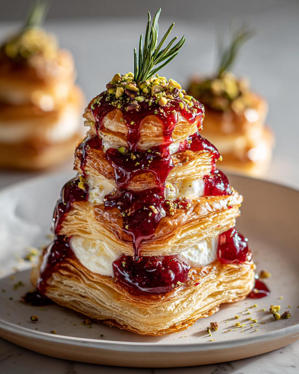 30-Minute Burrata Puff Pastry Trees: A Festive Masterpiece 6 Burrata Puff Pastry Trees - detail 1