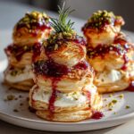 Burrata Puff Pastry Trees