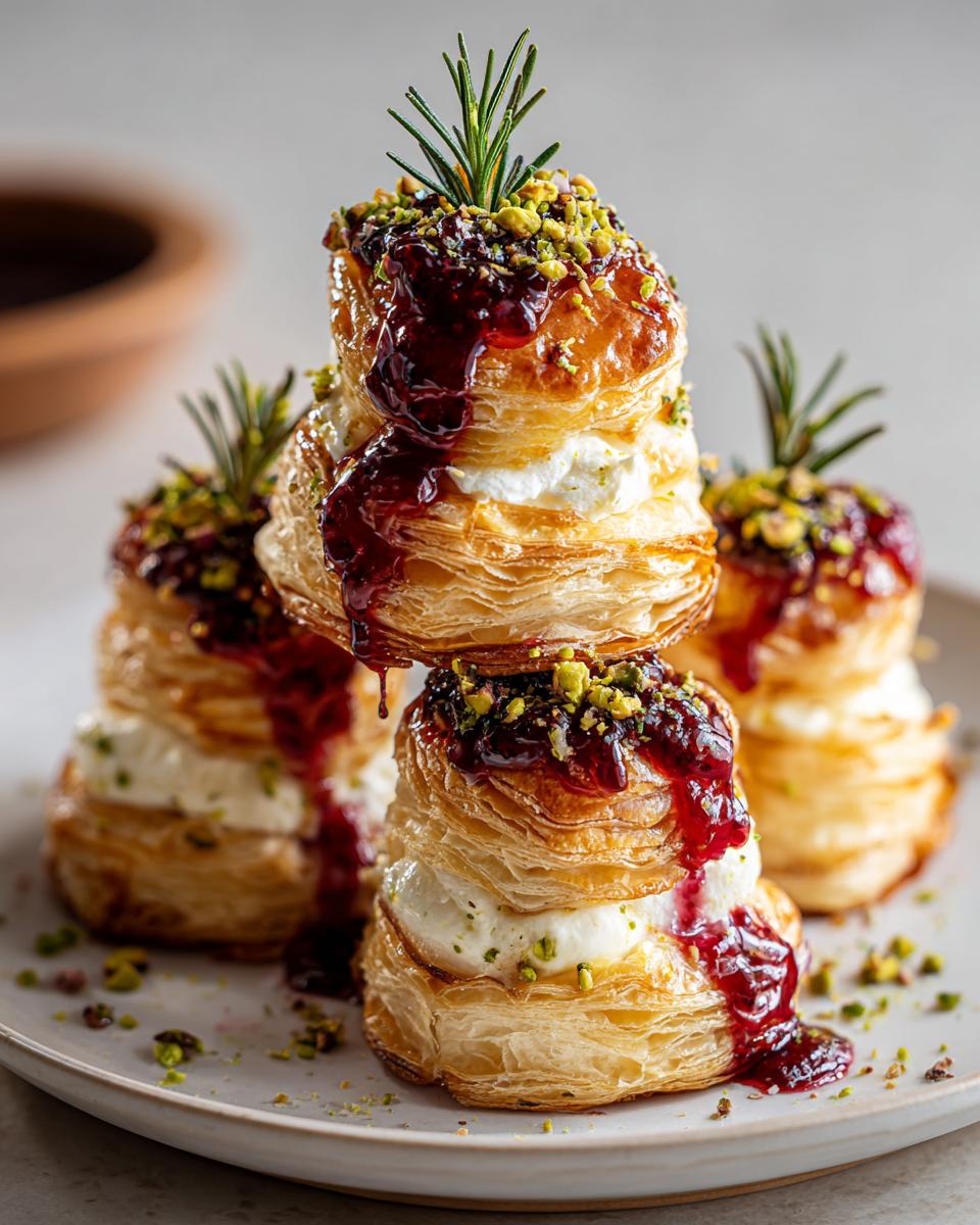 30-Minute Burrata Puff Pastry Trees: A Festive Masterpiece 8 Burrata Puff Pastry Trees - detail 3