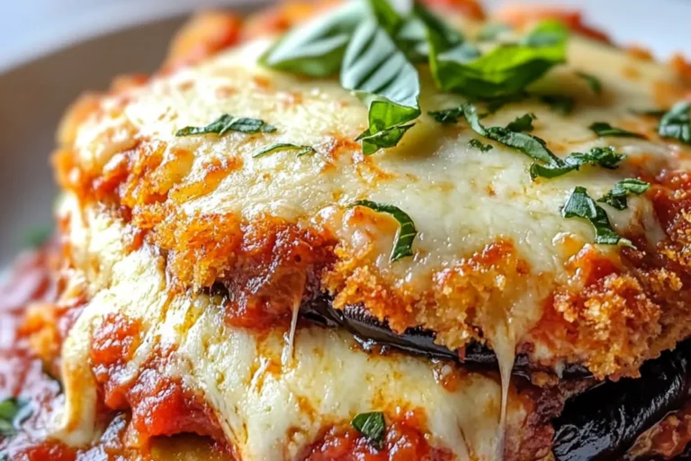 CHICKEN EGGPLANT PARMESAN BAKE