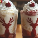 CHRISTMAS CHERRY VANILLA MILKSHAKE