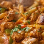 CREAMY CHICKEN PASTA SKILLET