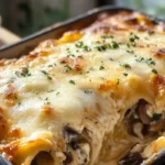 CREAMY MUSHROOM LASAGNA