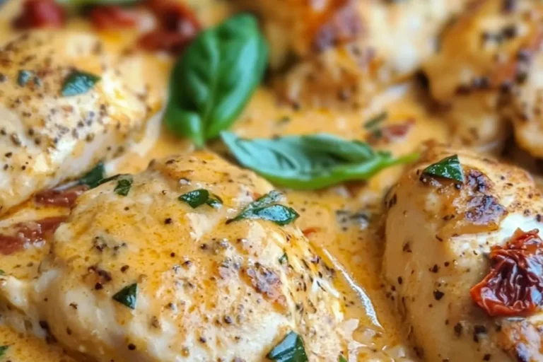 CREAMY TUSCAN CHICKEN THIGHS