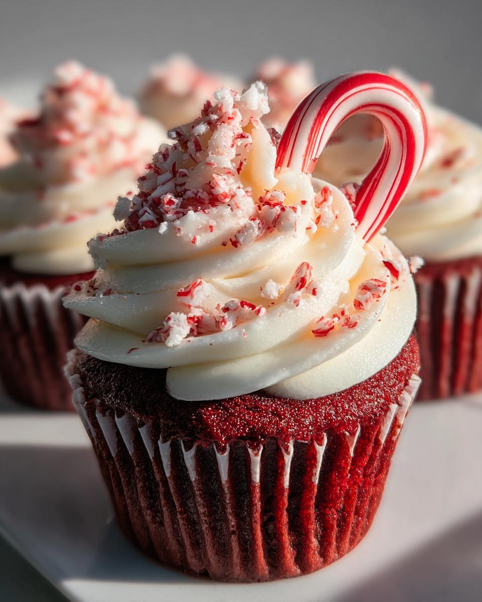 24 Irresistible Candy Cane Cupcakes That Steal the Show 6 Candy Cane Cupcakes - detail 2