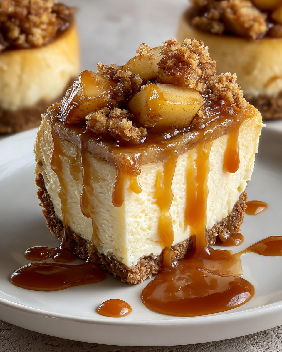 Irresistible Caramel Apple Cheesecake with 3 Layers of Bliss 6 Caramel Apple Cheesecake - detail 1
