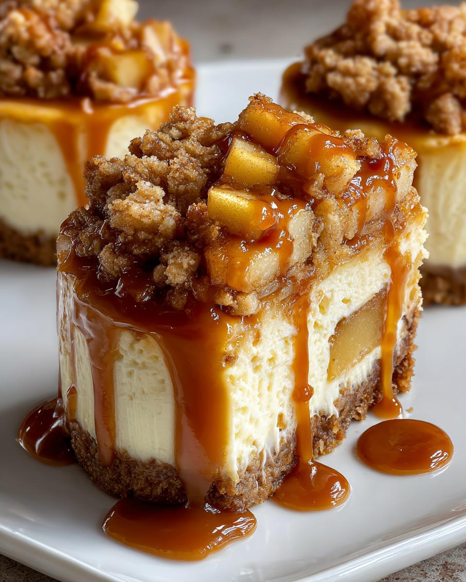 Irresistible Caramel Apple Cheesecake with 3 Layers of Bliss 7 Caramel Apple Cheesecake - detail 2