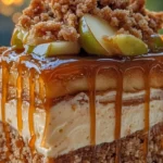 Caramel Apple Cheesecake Bars