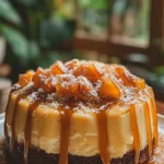 Caramel Apple Cheesecake layers