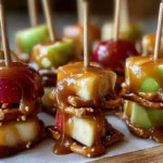 Caramel Apple Pretzel Bites