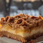 Caramel Crumble Cheesecake Bars