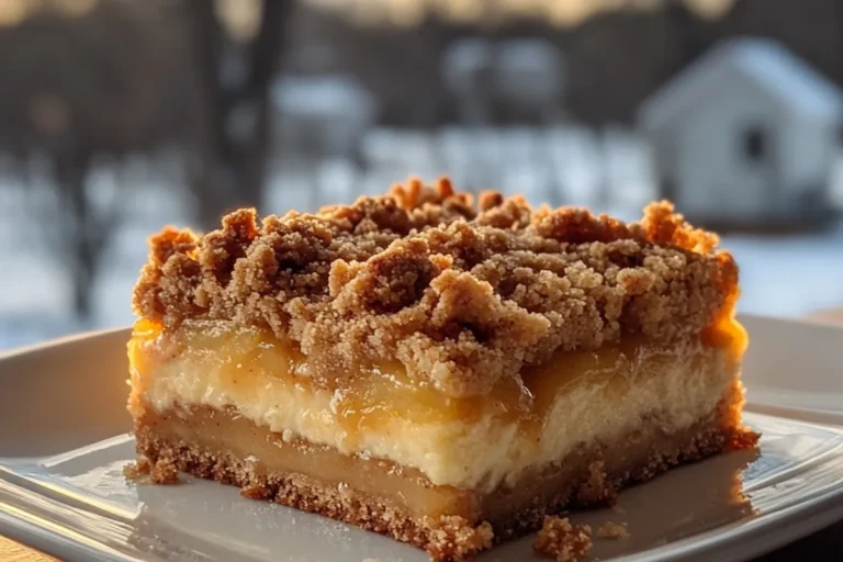 Caramel Crumble Cheesecake Bars