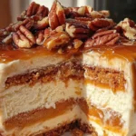 Caramel Pecan Ice Cream Cake