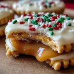 Caramel Ritz Christmas Cookies
