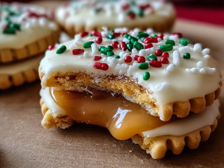 Caramel Ritz Christmas Cookies