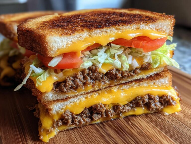 Easy 20-Minute Cheeseburger Grilled Cheese Recipe 5 Cheeseburger Grilled Cheese