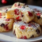 Cherry Shortbread Cookies