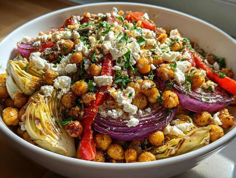 Chickpea Artichoke Salad