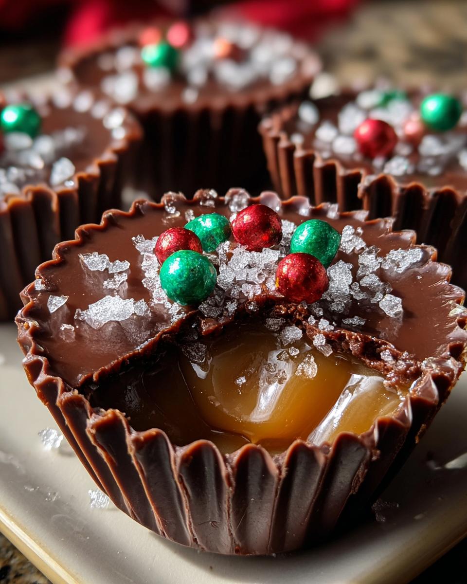 Chocolate Caramel Cups - detail 1