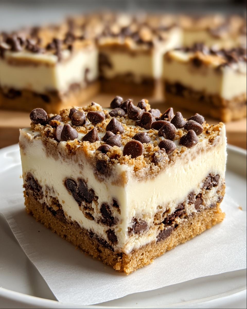 5-Ingredient Chocolate Chip Cookie Dough Bars You'll Devour 5 Chocolate Chip Cookie Dough Bars - detail 1