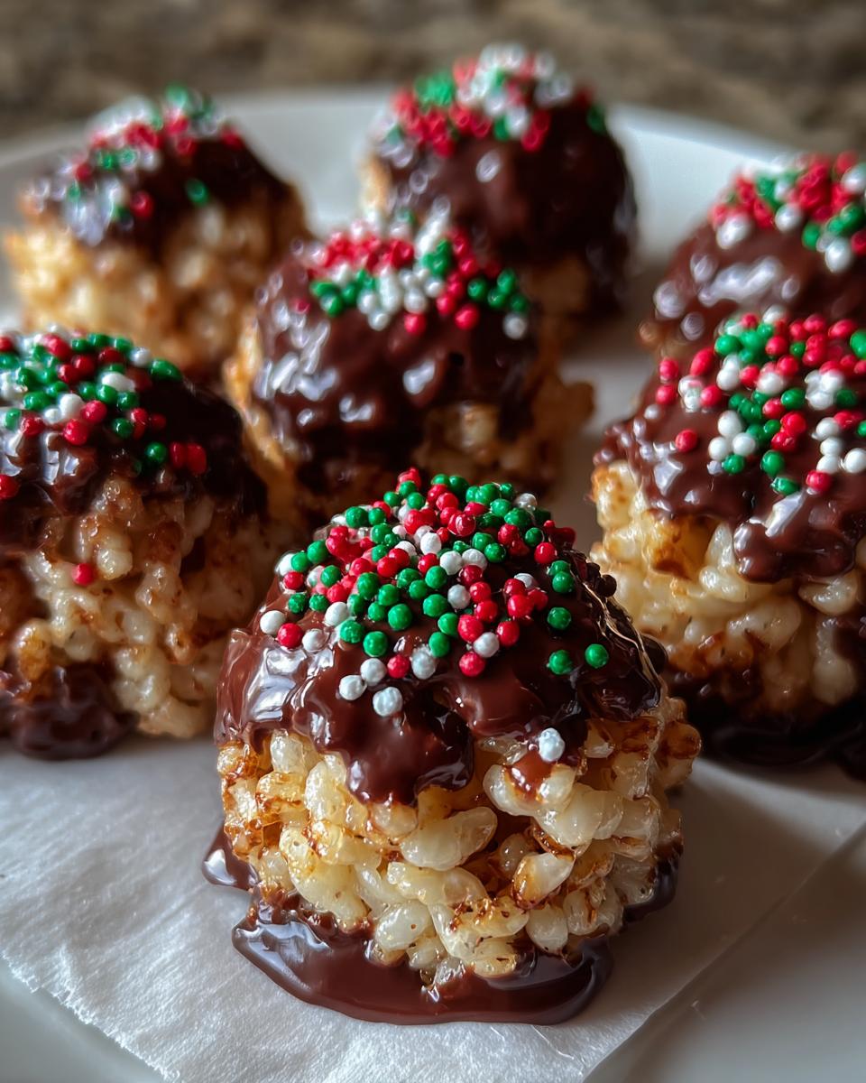 3-Ingredient Chocolate Rice Krispie Balls: Chewy Bliss in 10 Mins 5 Chocolate Rice Krispie Balls - detail 1