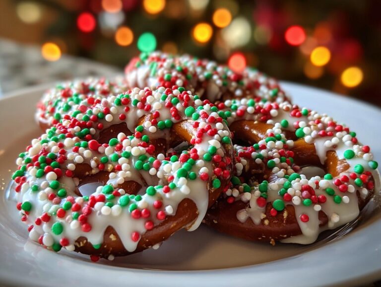 Christmas Pretzel Cookies