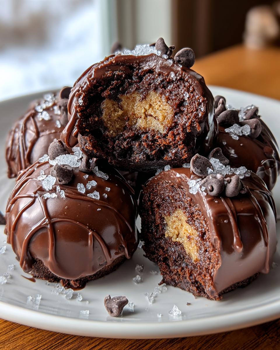18 Irresistible Cookie Dough Brownie Bombs You Need Now 5 Cookie Dough Brownie Bombs - detail 1