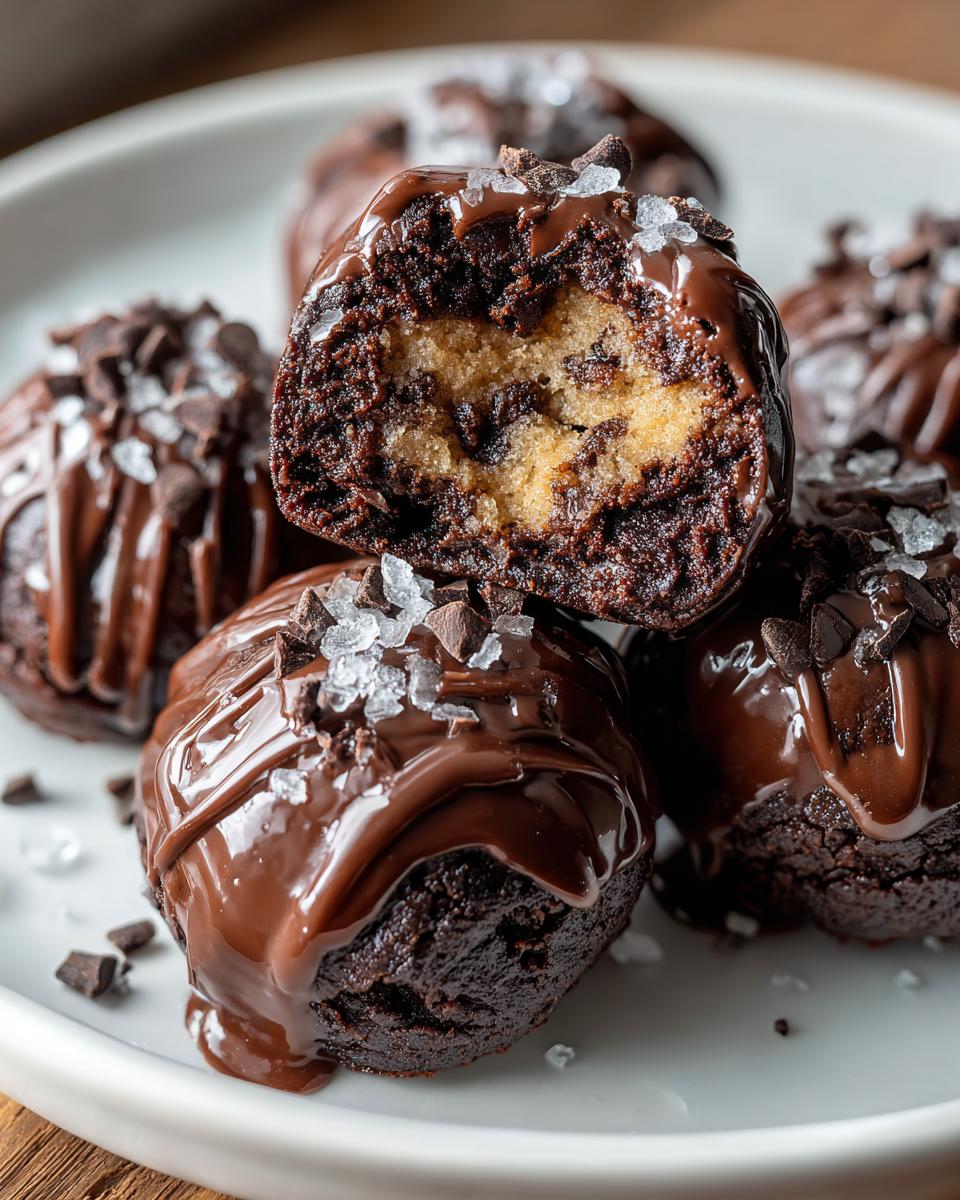 18 Irresistible Cookie Dough Brownie Bombs You Need Now 6 Cookie Dough Brownie Bombs - detail 2