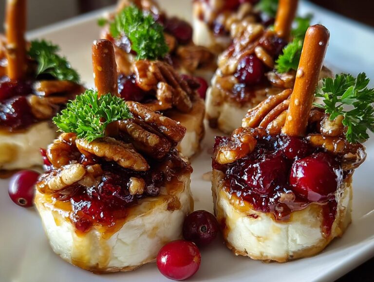 Cranberry Brie Bites
