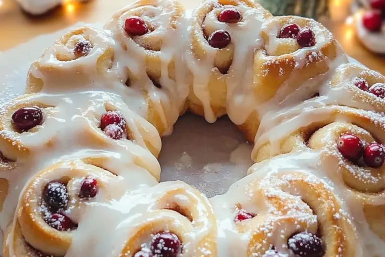 Cranberry Cinnamon Roll