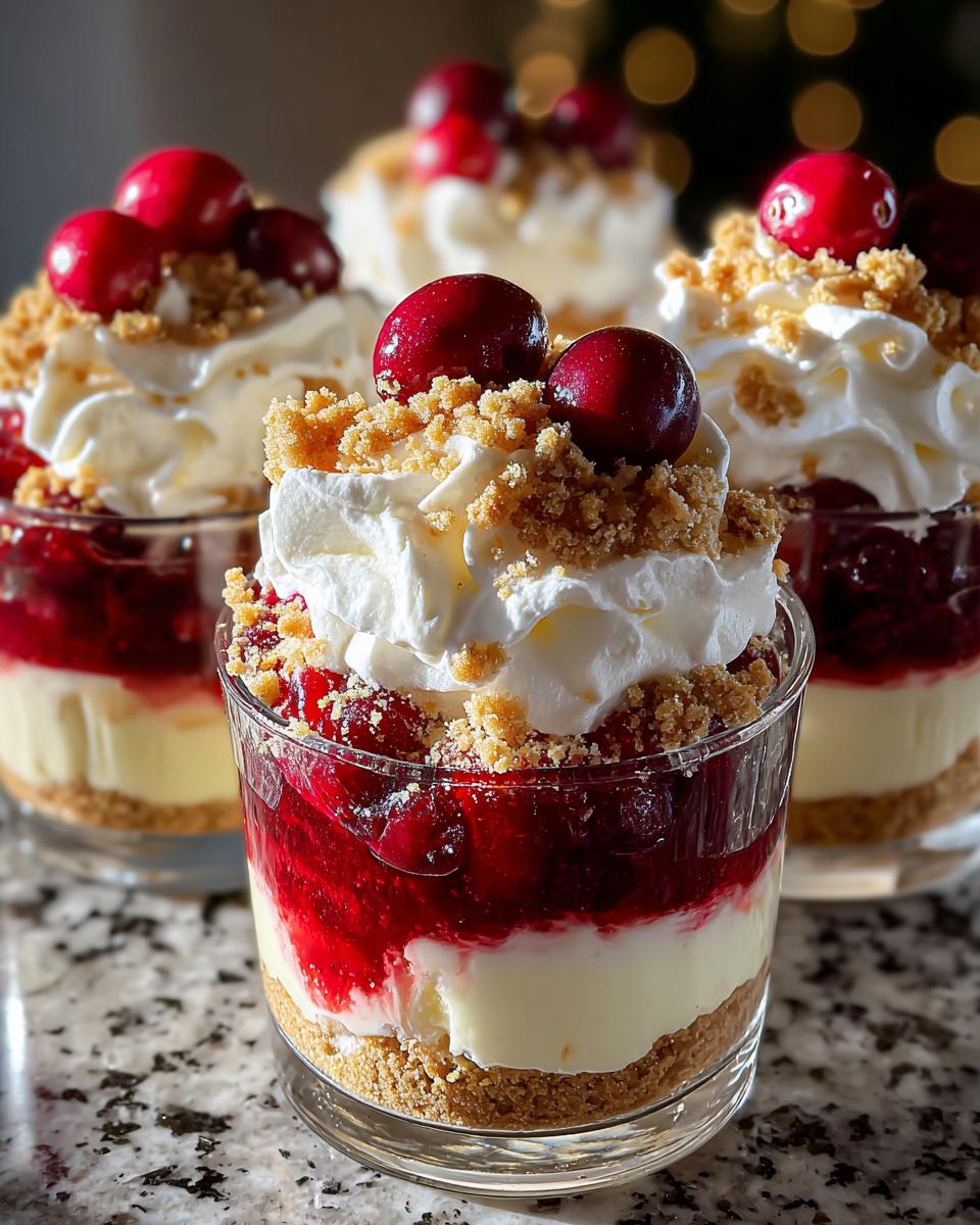 15-Minute Cranberry Cream Cheese Trifle That Wows Every Guest 4 Cranberry Cream Cheese Trifle - detail 1