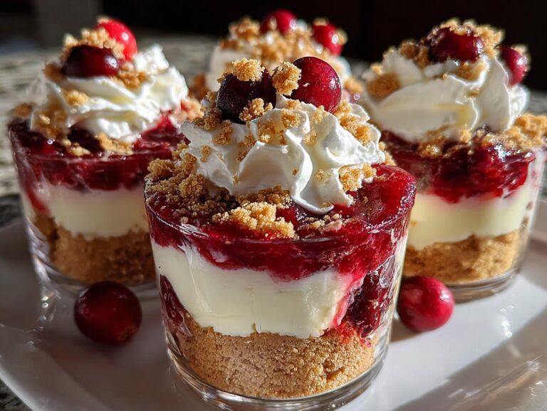 Cranberry Cream Cheese Trifle