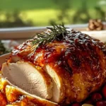 Cranberry Glazed Roasted Chicken Breast