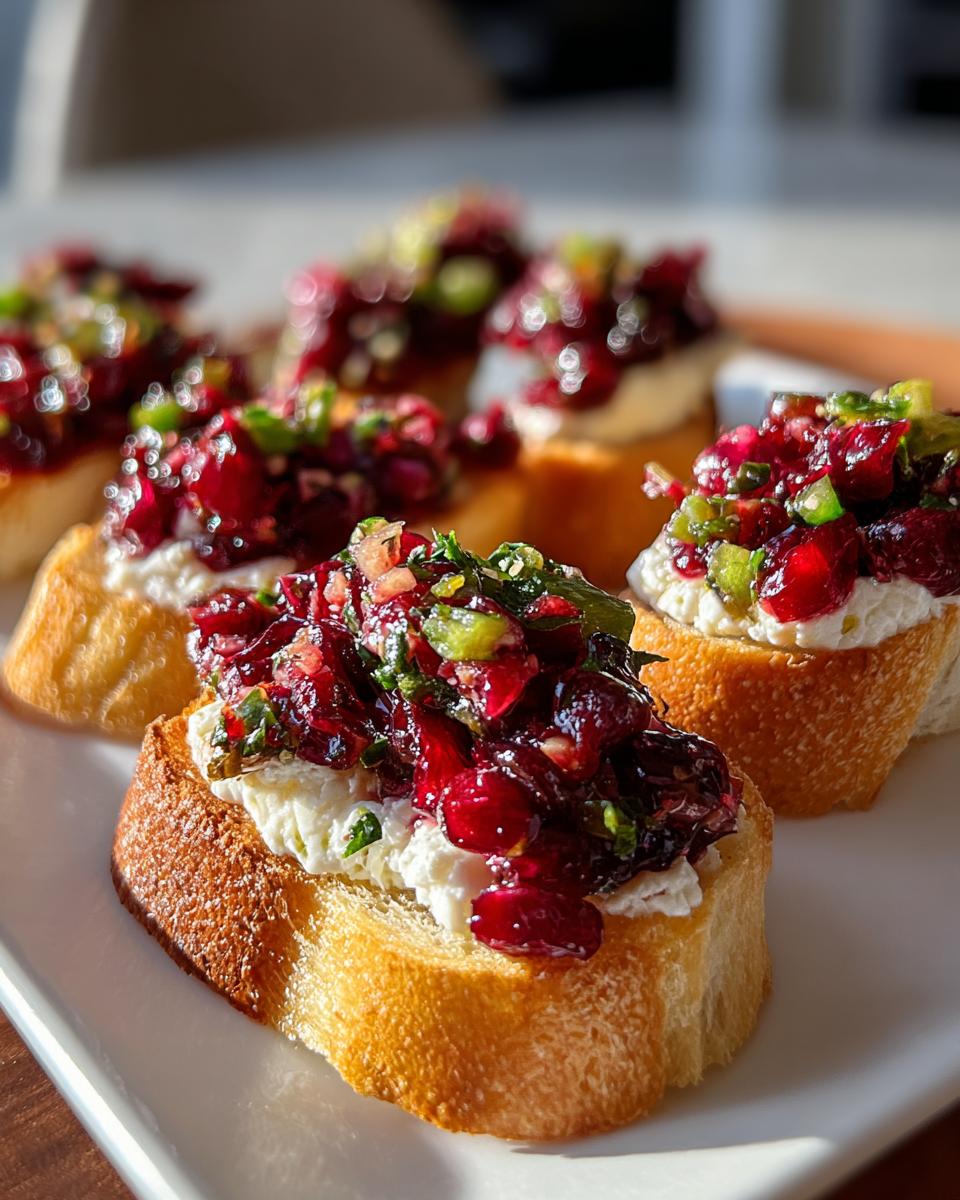 30-Minute Cranberry Jalapeño Crostini That Steals The Show 8 Cranberry Jalapeño Crostini - detail 3