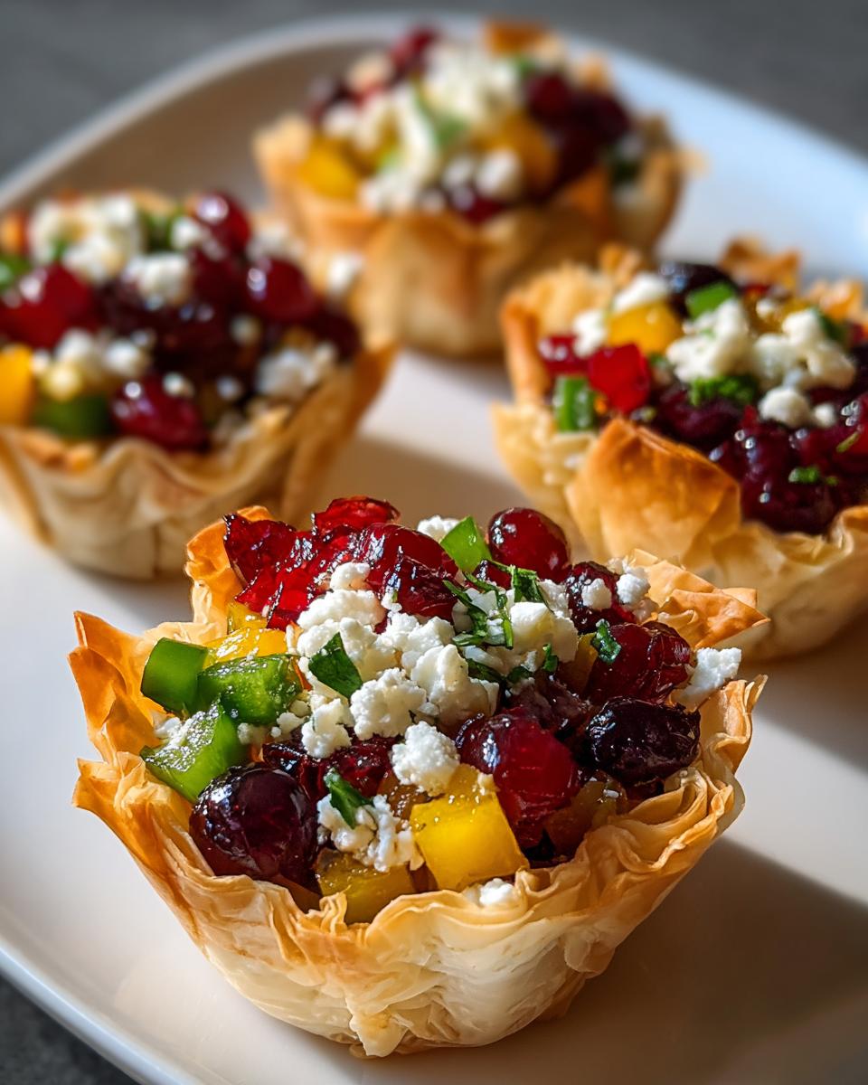15-Minute Cranberry Jalapeño Tartlets: Sweet Heat Perfection 6 Cranberry Jalapeño Tartlets - detail 1