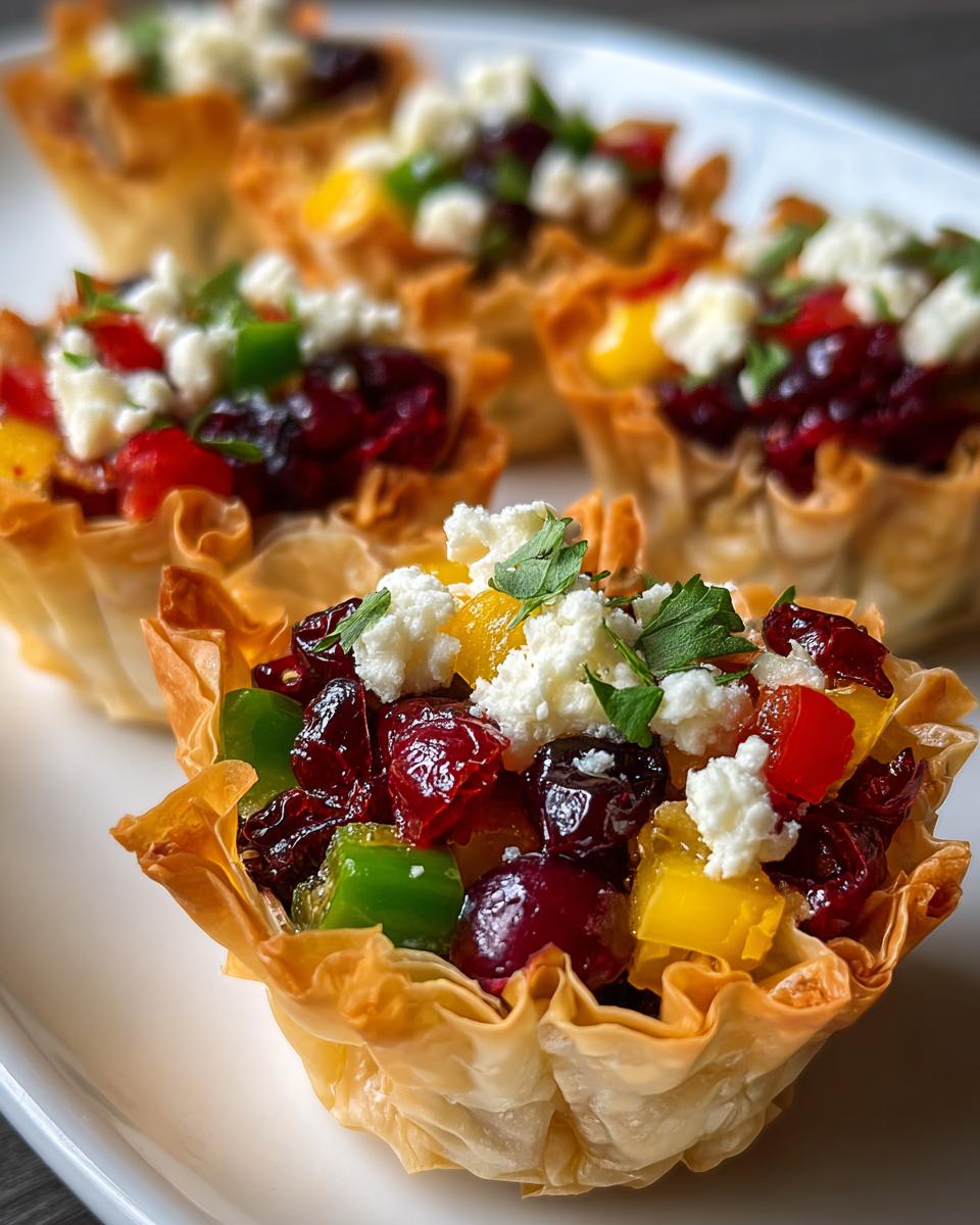 15-Minute Cranberry Jalapeño Tartlets: Sweet Heat Perfection 8 Cranberry Jalapeño Tartlets - detail 3