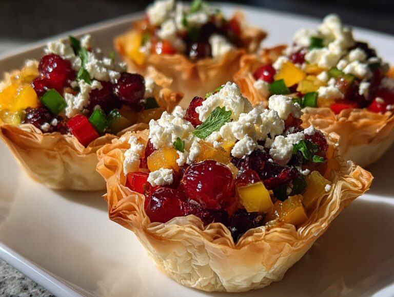 15-Minute Cranberry Jalapeño Tartlets: Sweet Heat Perfection 5 Cranberry Jalapeño Tartlets