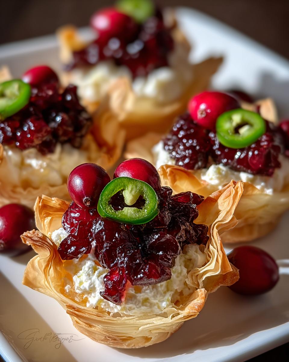 10-Minute Cranberry Jalapeño Tarts That Steal the Show 6 Cranberry Jalapeño Tarts - detail 1