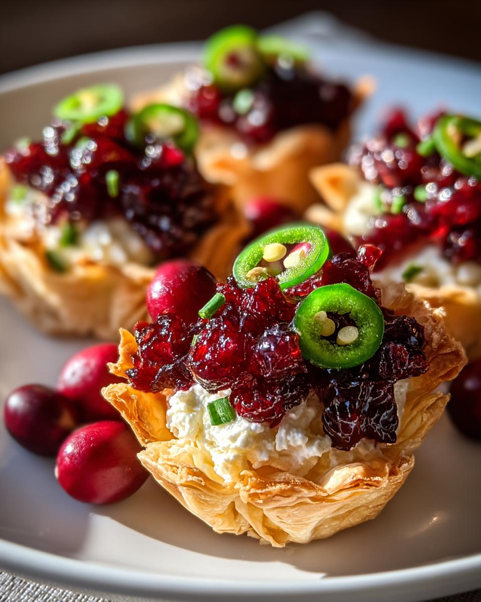 10-Minute Cranberry Jalapeño Tarts That Steal the Show 8 Cranberry Jalapeño Tarts - detail 3