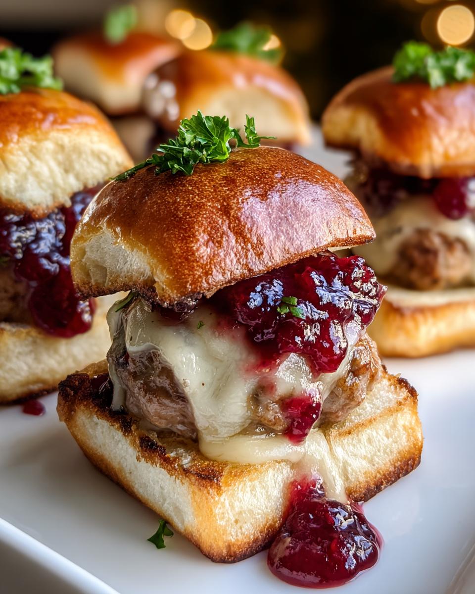 Cranberry Meatball Sliders - detail 1