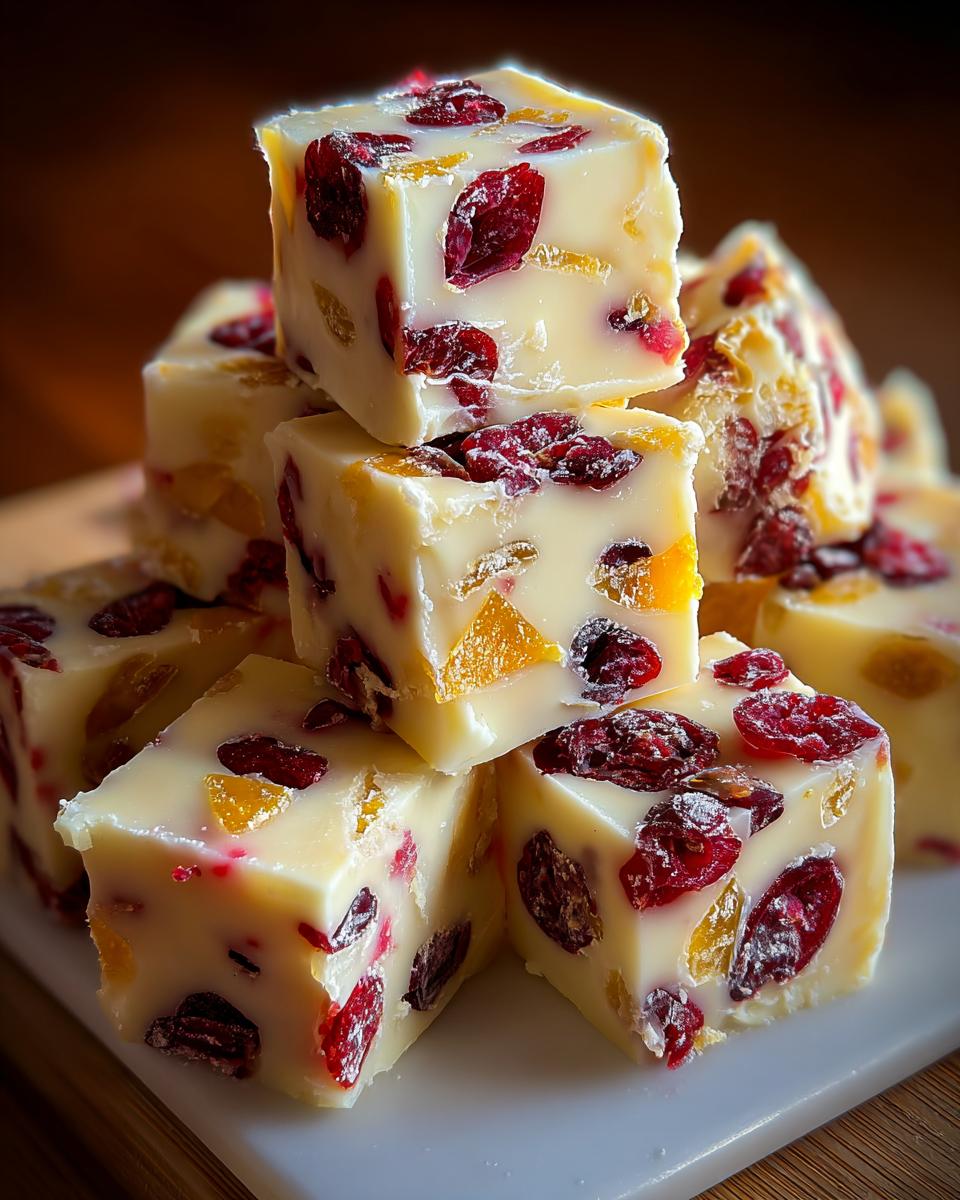 Cranberry Orange Fudge - detail 1