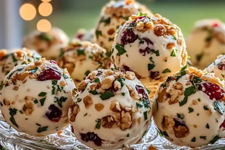 Cranberry Pecan Mini Cheese Balls: A Festive Delight! 2 Cranberry Pecan Mini Cheese Balls